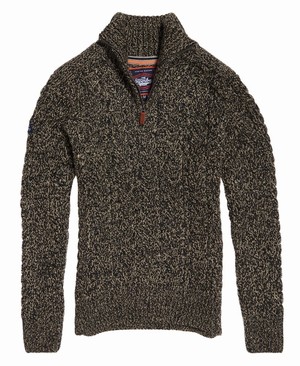 Superdry Jacob Henley Férfi Ugró Szürke | FIYGB2614